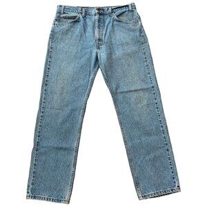Levi's 505 Mens Blue Denim Jeans Regular Fit Straight Leg Cotton Size W38 X L30